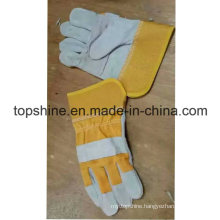 China Professioanl Labor Industrial Safety Cowhide Split Leather Gloves